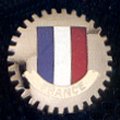 Our French Flag Cloisonné Car Grill Badge